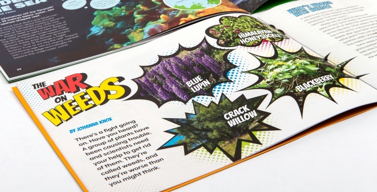 Spread of the article "War of Weeds" from a Connected book
