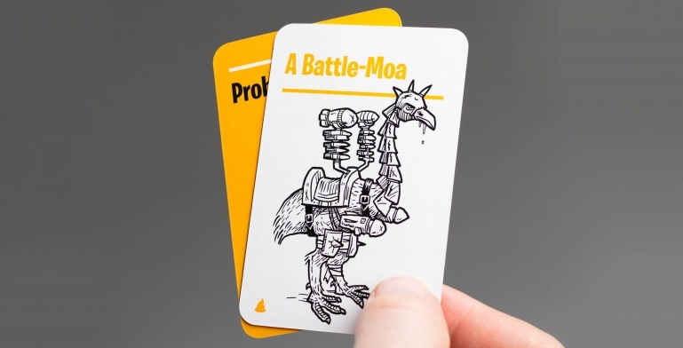 Example of an Idea Card: Battle Moa