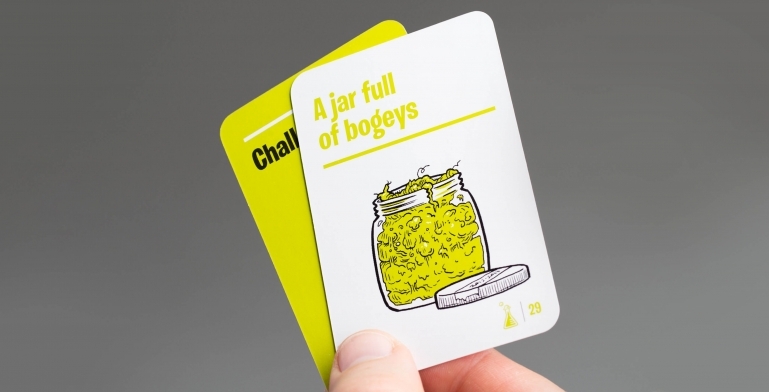 Example idea card: Jar of Bogeys